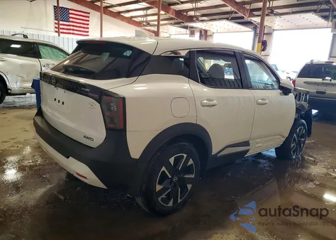 2025 Nissan Kicks Sv z USA, uszkodzony, nr VIN 3N8AP6CB4SL325552